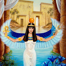 Load image into Gallery viewer, Auset Egyptian Oracle Cards by Elisabeth Jensen