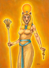 Load image into Gallery viewer, Auset Egyptian Oracle Cards by Elisabeth Jensen