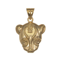 Load image into Gallery viewer, Goddess Sekhmet Face Pendant