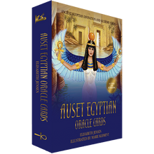 Load image into Gallery viewer, Auset Egyptian Oracle Cards by Elisabeth Jensen