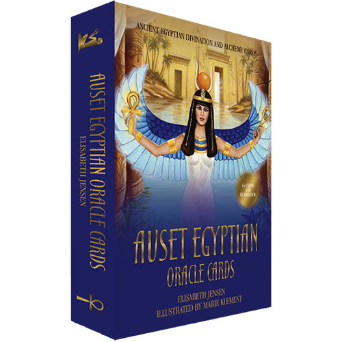 Auset Egyptian Oracle Cards by Elisabeth Jensen